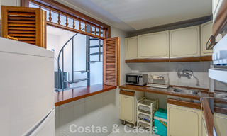 Duplex penthouse with sea views for sale in a gated, frontline beach complex in Puerto Banus, Marbella 782248 