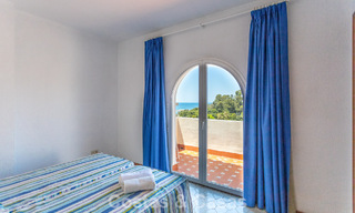 Duplex penthouse with sea views for sale in a gated, frontline beach complex in Puerto Banus, Marbella 782253 