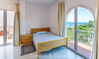 Duplex penthouse with sea views for sale in a gated, frontline beach complex in Puerto Banus, Marbella 782254 