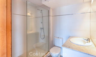 Duplex penthouse with sea views for sale in a gated, frontline beach complex in Puerto Banus, Marbella 782257 