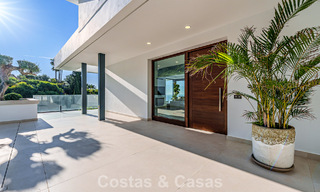 Move-in ready, modern luxury villa with panoramic sea views for sale in a quiet residential area in Benalmadena, Costa del Sol 782320 