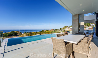 Move-in ready, modern luxury villa with panoramic sea views for sale in a quiet residential area in Benalmadena, Costa del Sol 782321 