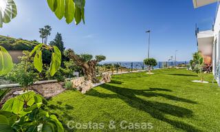 Move-in ready, modern luxury villa with panoramic sea views for sale in a quiet residential area in Benalmadena, Costa del Sol 782323 