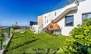 Move-in ready, modern luxury villa with panoramic sea views for sale in a quiet residential area in Benalmadena, Costa del Sol 782325 