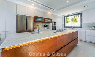 Move-in ready, modern luxury villa with panoramic sea views for sale in a quiet residential area in Benalmadena, Costa del Sol 782331 