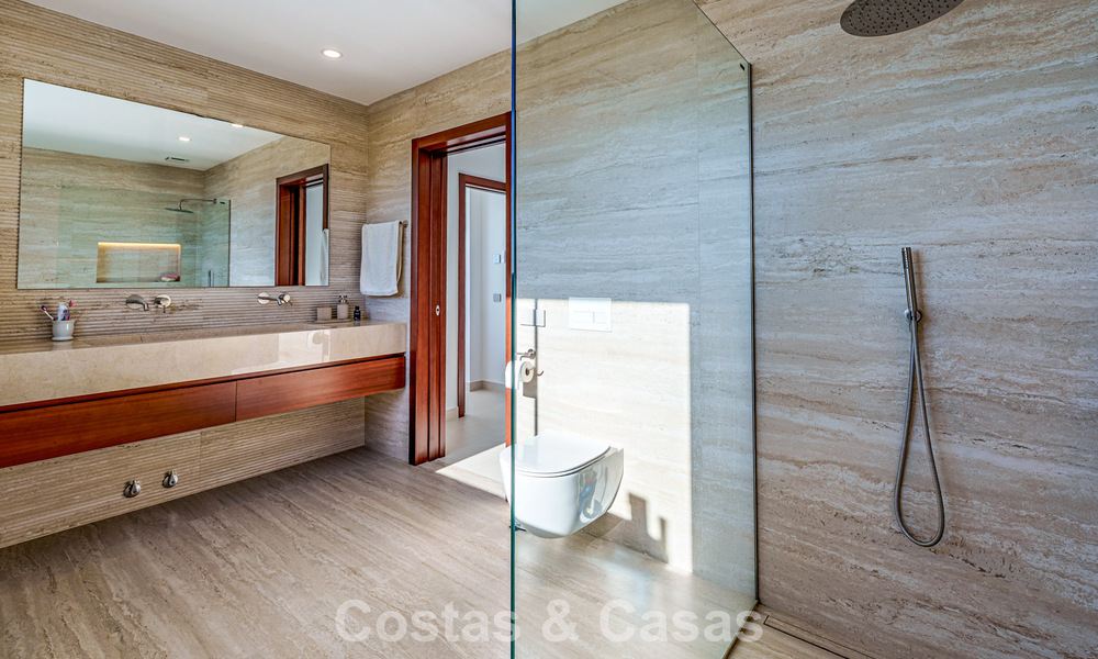 Move-in ready, modern luxury villa with panoramic sea views for sale in a quiet residential area in Benalmadena, Costa del Sol 782350