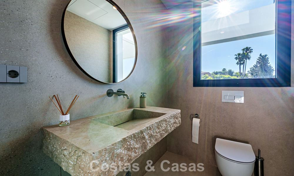 Move-in ready, modern luxury villa with panoramic sea views for sale in a quiet residential area in Benalmadena, Costa del Sol 782356