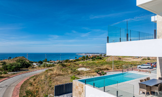 Move-in ready, modern luxury villa with panoramic sea views for sale in a quiet residential area in Benalmadena, Costa del Sol 782358 