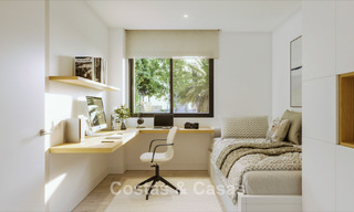 New project of contemporary luxury apartments for sale within walking distance of the beach and sea view in West Estepona 783262 