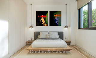 New project of contemporary luxury apartments for sale within walking distance of the beach and sea view in West Estepona 783271 