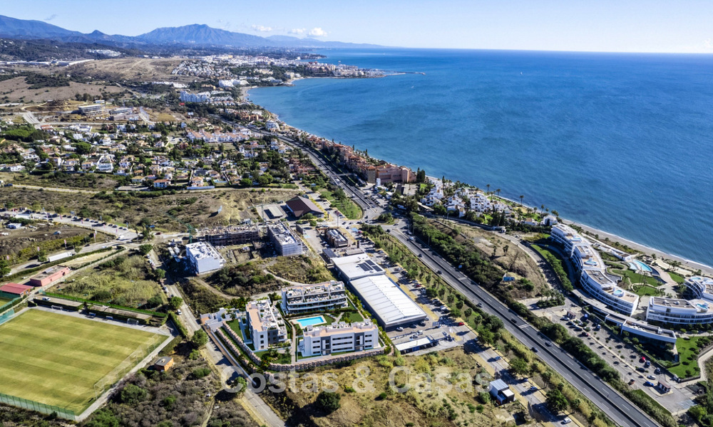 New contemporary apartments with stunning sea views for sale near Estepona centre 783349