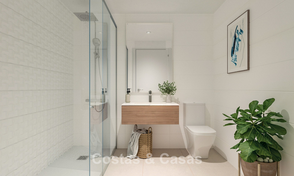 New contemporary apartments with stunning sea views for sale near Estepona centre 783351