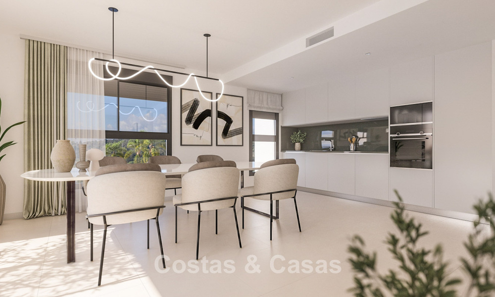 New contemporary apartments with stunning sea views for sale near Estepona centre 783353