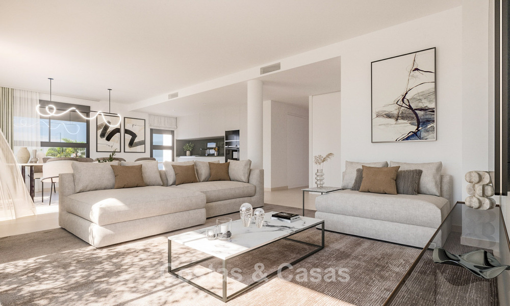 New contemporary apartments with stunning sea views for sale near Estepona centre 783357