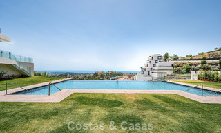 Sophisticated apartment with panoramic sea views for sale in a gated boutique complex in the hills of Marbella - Benahavis 783473 