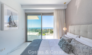 Sophisticated apartment with panoramic sea views for sale in a gated boutique complex in the hills of Marbella - Benahavis 783481 