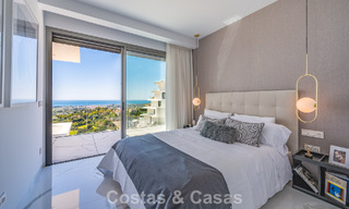 Sophisticated apartment with panoramic sea views for sale in a gated boutique complex in the hills of Marbella - Benahavis 783491 