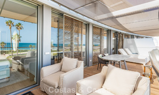 Modern 4 bedroom beachfront apartment for sale with sea views in Estepona, Costa del Sol 782691 