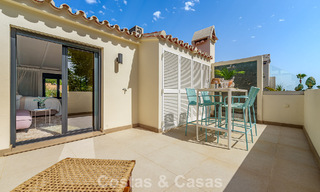 Luxuriously renovated Mediterranean-style townhouse for sale on the beachside of Marbella's Golden Mile 782808 