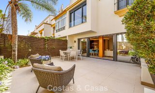 Luxuriously renovated Mediterranean-style townhouse for sale on the beachside of Marbella's Golden Mile 782819 