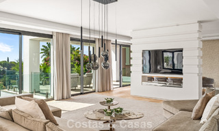 Frontline golf villa with golf and sea views for sale in the prestigious 5* golf resort in Marbella - Benahavis 783370 