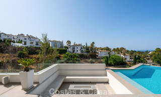 Move-in ready, contemporary luxury villa for sale adjacent to the golf course on the New Golden Mile between Marbella and Estepona 783289 