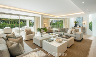 Impressive luxury villa with grass tennis court for sale close to all amenities on Marbella's renowned Golden Mile 782708 
