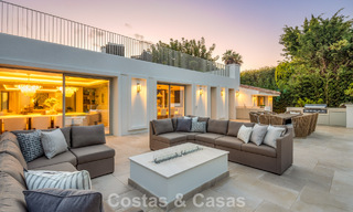 Impressive luxury villa with grass tennis court for sale close to all amenities on Marbella's renowned Golden Mile 782721 