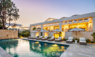 Impressive luxury villa with grass tennis court for sale close to all amenities on Marbella's renowned Golden Mile 782723 