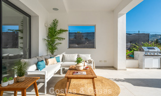 Frontline golf villa in a modern Mediterranean style for sale in Elviria, east of Marbella center 783004 