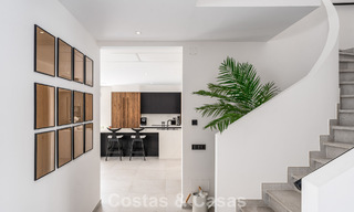 Frontline golf villa in a modern Mediterranean style for sale in Elviria, east of Marbella center 783017 