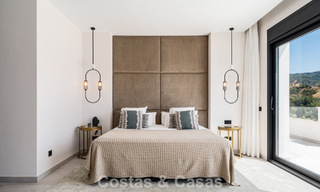 Frontline golf villa in a modern Mediterranean style for sale in Elviria, east of Marbella center 783024 