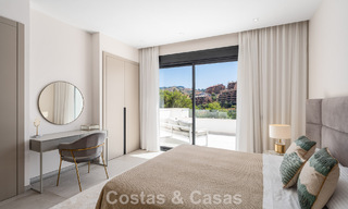 Frontline golf villa in a modern Mediterranean style for sale in Elviria, east of Marbella center 783026 