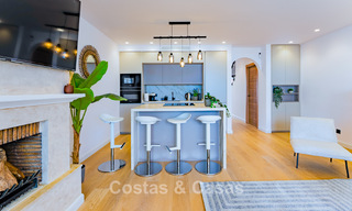 Move-in ready, spacious 3-bedroom townhouse for sale with contemporary interior and sea views in Marbella - Benahavis 782971 