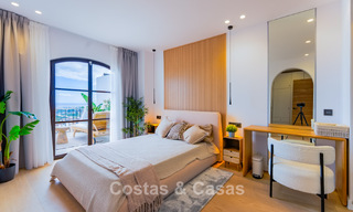 Move-in ready, spacious 3-bedroom townhouse for sale with contemporary interior and sea views in Marbella - Benahavis 782979 