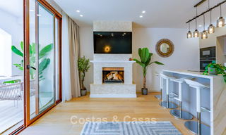 Move-in ready, spacious 3-bedroom townhouse for sale with contemporary interior and sea views in Marbella - Benahavis 782983 