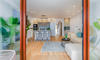 Move-in ready, spacious 3-bedroom townhouse for sale with contemporary interior and sea views in Marbella - Benahavis 782985 