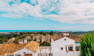 Move-in ready, spacious 3-bedroom townhouse for sale with contemporary interior and sea views in Marbella - Benahavis 782992 