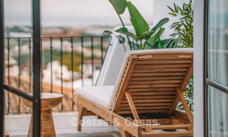 Move-in ready, spacious 3-bedroom townhouse for sale with contemporary interior and sea views in Marbella - Benahavis 782993 