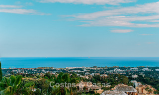 Move-in ready, spacious 3-bedroom townhouse for sale with contemporary interior and sea views in Marbella - Benahavis 782997 
