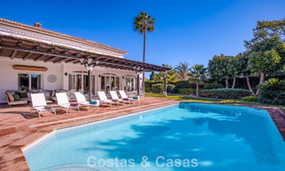 Luxury Mediterranean-style villa for sale within walking distance of the beach and amenities in Guadalmina Baja, Marbella 783078 