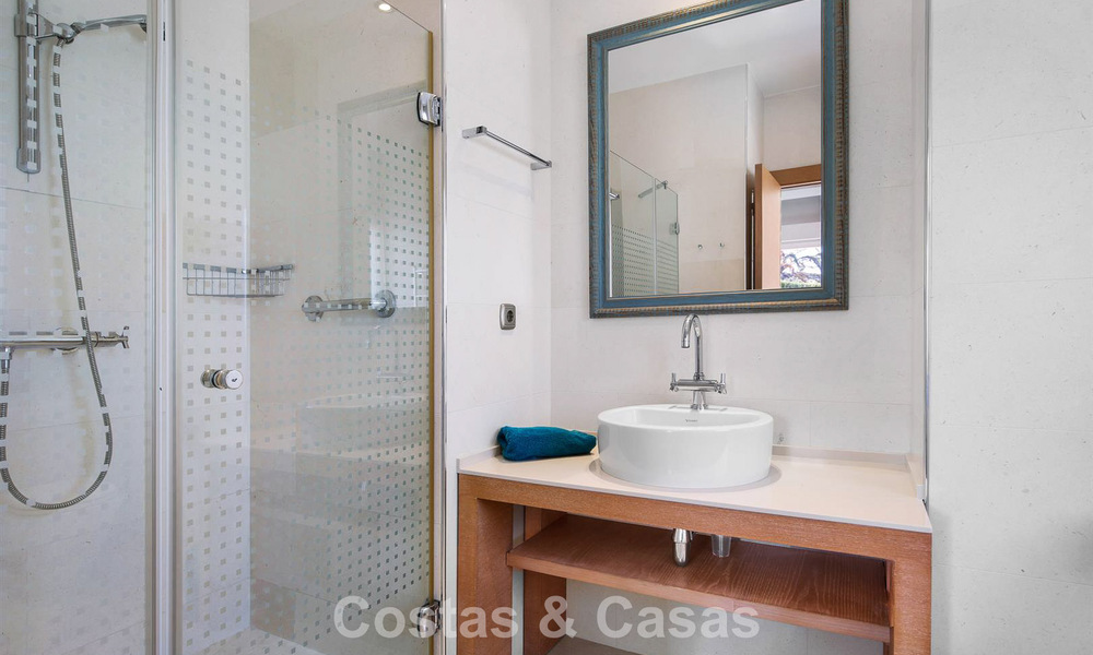 Luxury Mediterranean-style villa for sale within walking distance of the beach and amenities in Guadalmina Baja, Marbella 783089