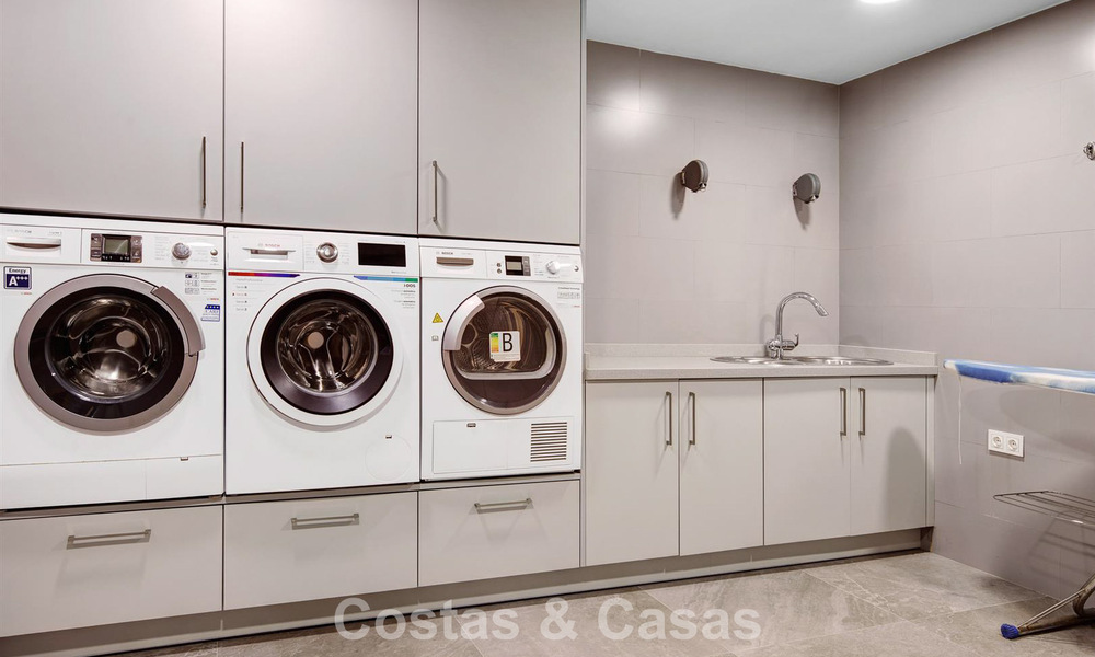 Luxury Mediterranean-style villa for sale within walking distance of the beach and amenities in Guadalmina Baja, Marbella 783094