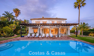 Luxury Mediterranean-style villa for sale within walking distance of the beach and amenities in Guadalmina Baja, Marbella 783097 