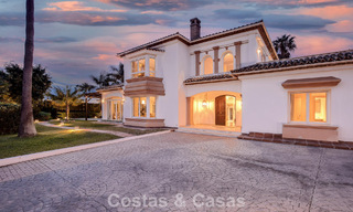 Luxury Mediterranean-style villa for sale within walking distance of the beach and amenities in Guadalmina Baja, Marbella 783099 