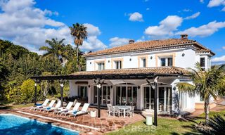 Luxury Mediterranean-style villa for sale within walking distance of the beach and amenities in Guadalmina Baja, Marbella 783118 