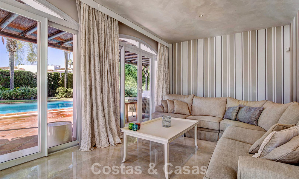 Luxury Mediterranean-style villa for sale within walking distance of the beach and amenities in Guadalmina Baja, Marbella 783120