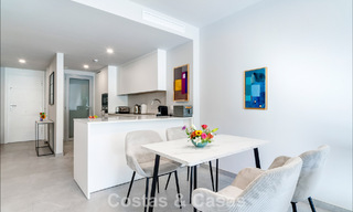 Two-bedroom ground floor apartment for sale just steps from the beach in Elviria, Marbella 783652 