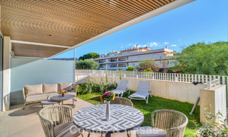 Two-bedroom ground floor apartment for sale just steps from the beach in Elviria, Marbella 783655 