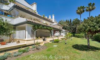 Ground floor apartment for sale in a frontline beach complex on the New Golden Mile, Marbella - Estepona 783699 